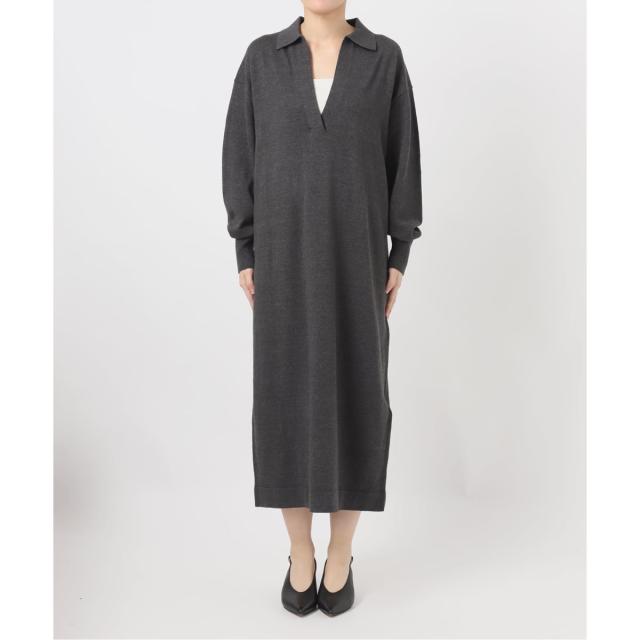 スローブ イエナ（SLOBE IENA）/《予約》スキッパーニットワンピース