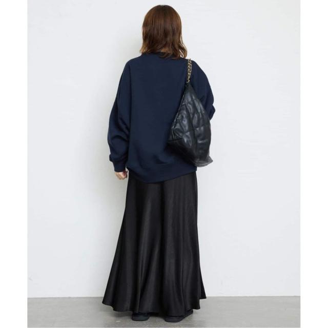 スローブ イエナ（SLOBE IENA）/《ブラックのみWEB限定/追加2予約》グロッシーサテンフレアスカート