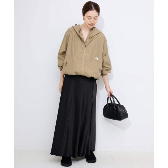 スローブ イエナ（SLOBE IENA）/《ブラックのみWEB限定/追加2予約》グロッシーサテンフレアスカート