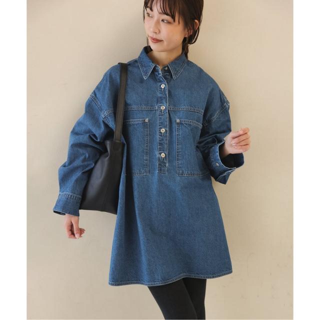 スローブ イエナ（SLOBE IENA）/《予約》LE DENIM フィールドオーバーチュニック