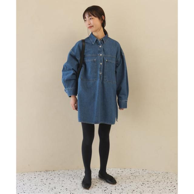 スローブ イエナ（SLOBE IENA）/《予約》LE DENIM フィールドオーバーチュニック