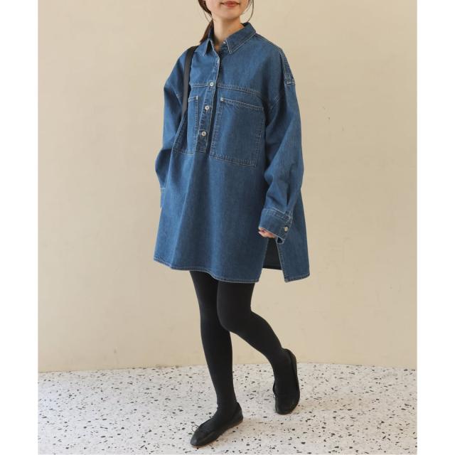 スローブ イエナ（SLOBE IENA）/《予約》LE DENIM フィールドオーバーチュニック