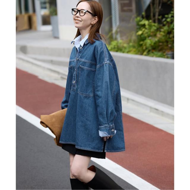 スローブ イエナ（SLOBE IENA）/《予約》LE DENIM フィールドオーバーチュニック