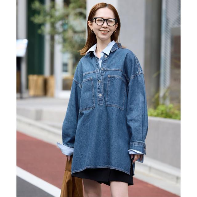 スローブ イエナ（SLOBE IENA）/《予約》LE DENIM フィールドオーバーチュニック