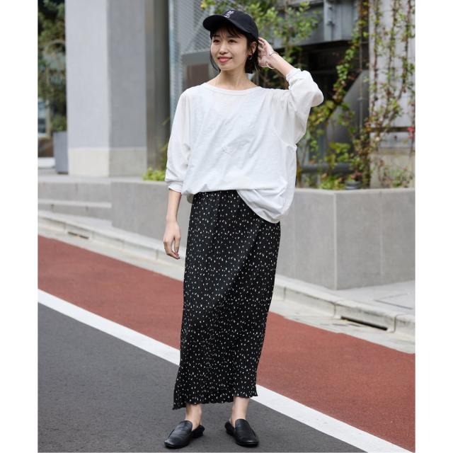 スローブ イエナ（SLOBE IENA）/《予約》flower pleats アイラインスカート