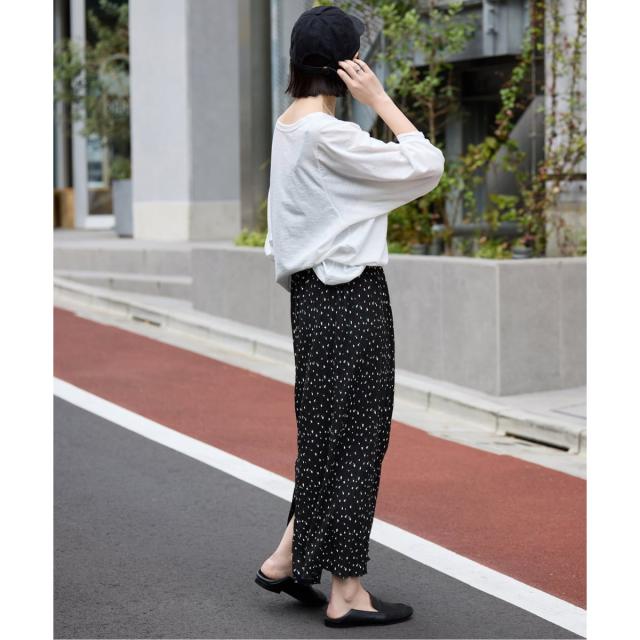 スローブ イエナ（SLOBE IENA）/《予約》flower pleats アイラインスカート