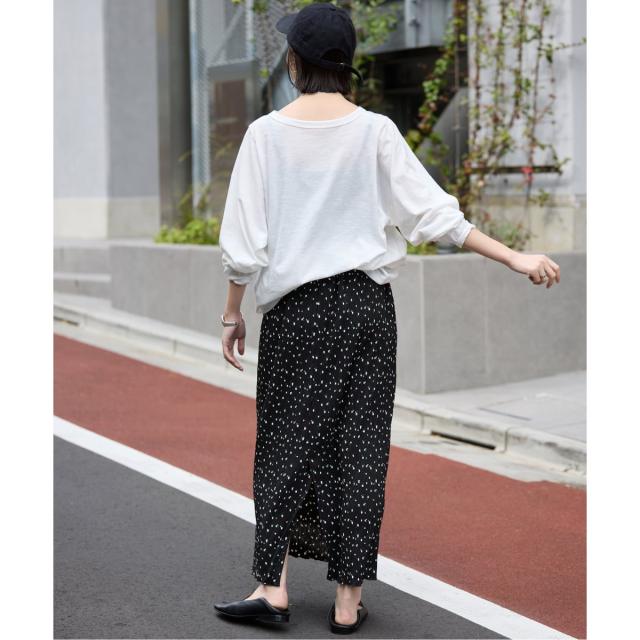 スローブ イエナ（SLOBE IENA）/《予約》flower pleats アイラインスカート