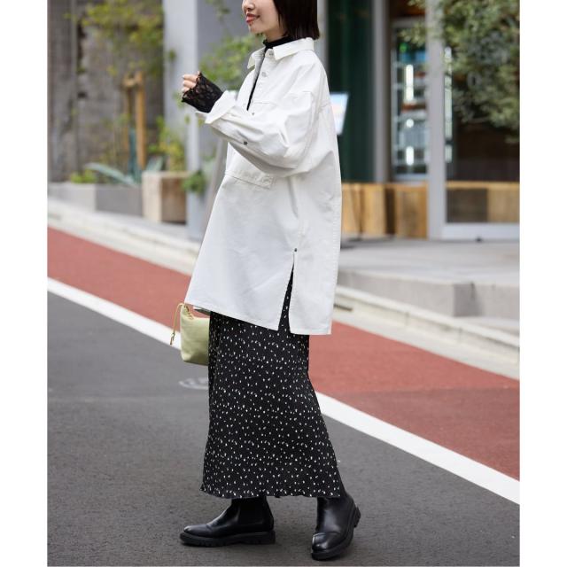 スローブ イエナ（SLOBE IENA）/《予約》flower pleats アイラインスカート