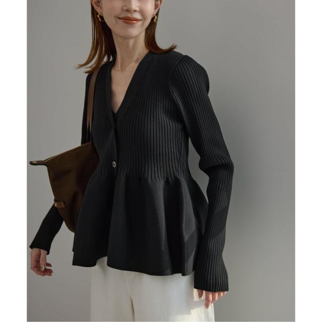 スローブ イエナ（SLOBE IENA）/《予約》Vネックペプラムカーディガン