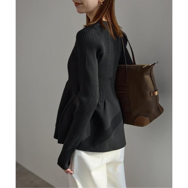 スローブ イエナ（SLOBE IENA）/《予約》Vネックペプラムカーディガン