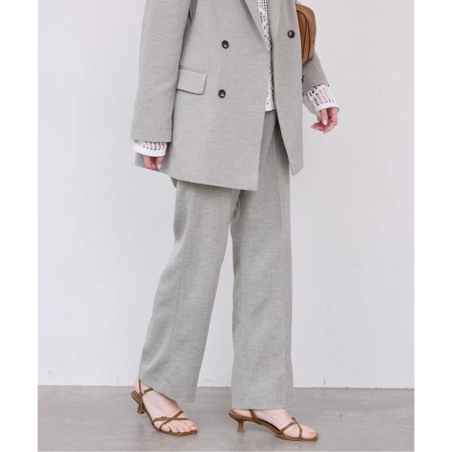 スローブ イエナ（SLOBE IENA）/《セットアップ対応可/3サイズ展開/予約》ウォッシャブルツイルストレートパンツ