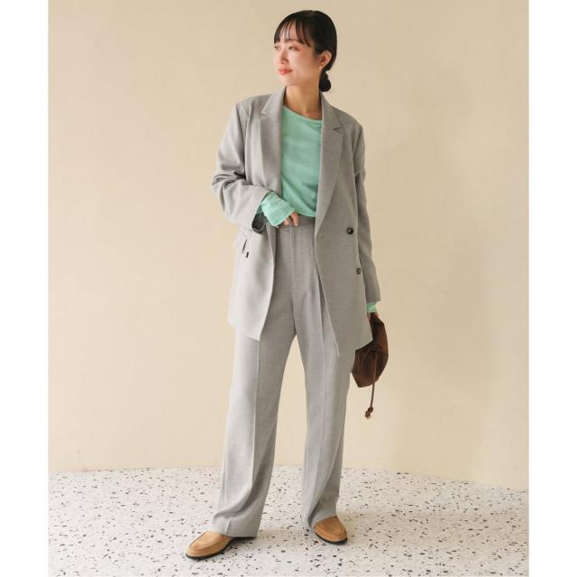 スローブ イエナ（SLOBE IENA）/《セットアップ対応可/3サイズ展開/予約》ウォッシャブルツイルストレートパンツ