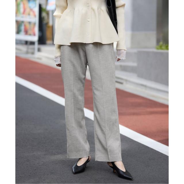 スローブ イエナ（SLOBE IENA）/《セットアップ対応可/3サイズ展開/予約》ウォッシャブルツイルストレートパンツ