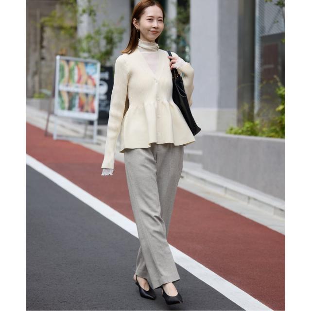 スローブ イエナ（SLOBE IENA）/《セットアップ対応可/3サイズ展開/予約》ウォッシャブルツイルストレートパンツ