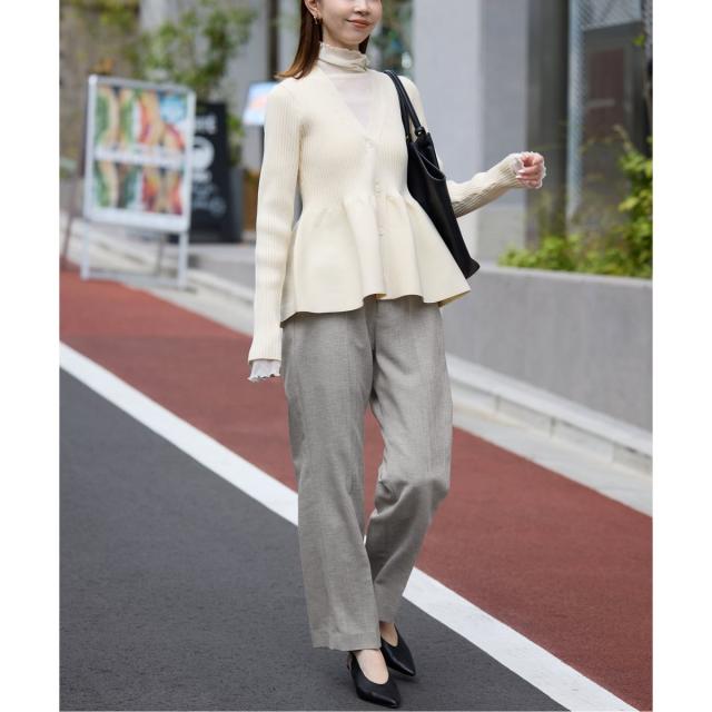 スローブ イエナ（SLOBE IENA）/《セットアップ対応可/3サイズ展開/予約》ウォッシャブルツイルストレートパンツ