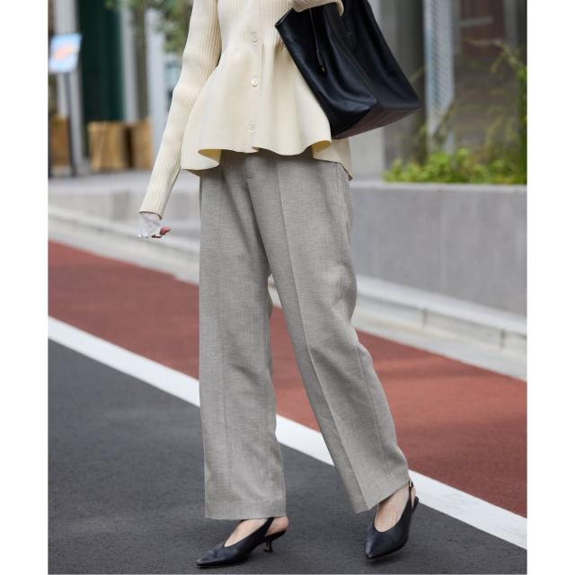 スローブ イエナ（SLOBE IENA）/《セットアップ対応可/3サイズ展開/予約》ウォッシャブルツイルストレートパンツ