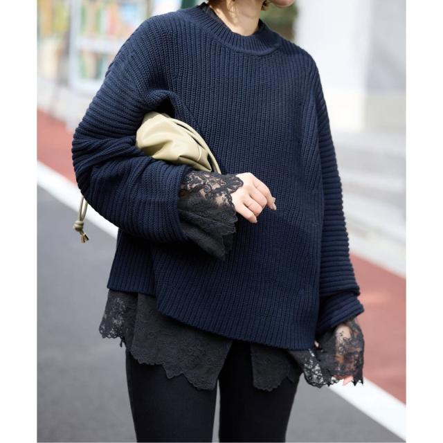 スローブ イエナ（SLOBE IENA）/《予約》チュールレースブラウス