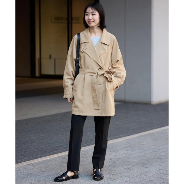 スローブ イエナ（SLOBE IENA）/《セットアップ対応可/予約》撥水ミドルトレンチコート