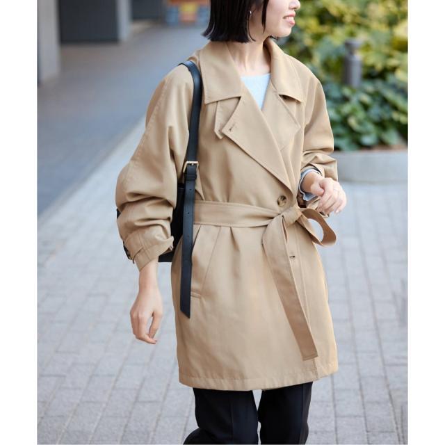 スローブ イエナ（SLOBE IENA）/《セットアップ対応可/予約》撥水ミドルトレンチコート