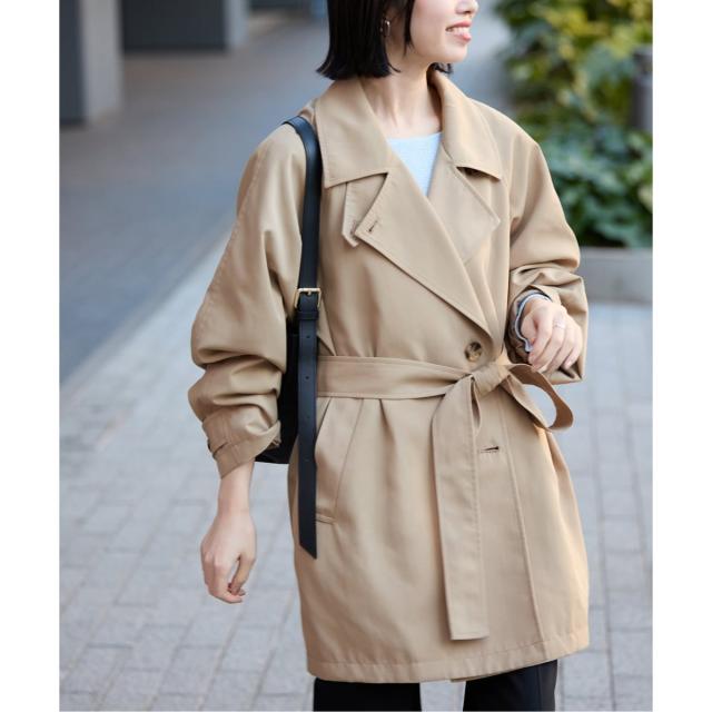 スローブ イエナ（SLOBE IENA）/《セットアップ対応可/予約》撥水ミドルトレンチコート