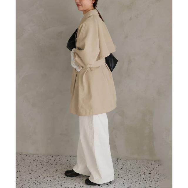 スローブ イエナ（SLOBE IENA）/《セットアップ対応可/予約》撥水ミドルトレンチコート