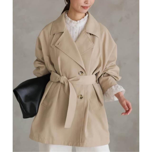 スローブ イエナ（SLOBE IENA）/《セットアップ対応可/予約》撥水ミドルトレンチコート