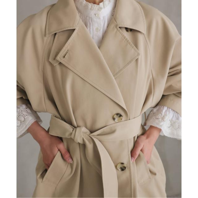 スローブ イエナ（SLOBE IENA）/《セットアップ対応可/予約》撥水ミドルトレンチコート