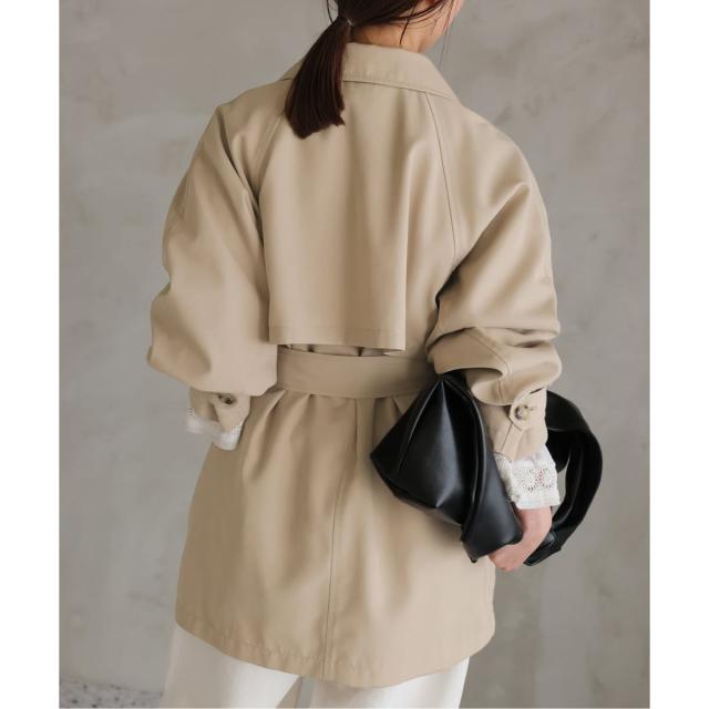 スローブ イエナ（SLOBE IENA）/《セットアップ対応可/予約》撥水ミドルトレンチコート