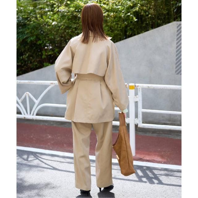 スローブ イエナ（SLOBE IENA）/《セットアップ対応可/予約》撥水ミドルトレンチコート