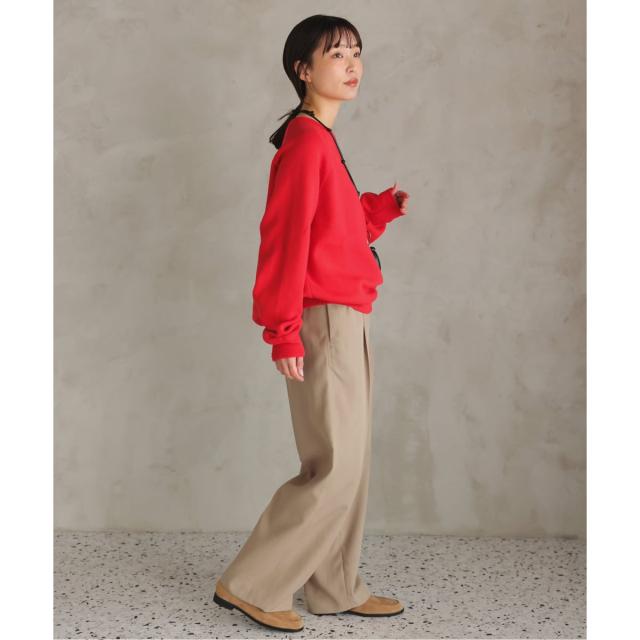 スローブ イエナ（SLOBE IENA）/《セットアップ対応可/WEBのみ4サイズ展開/予約》撥水2タックチノパンツ