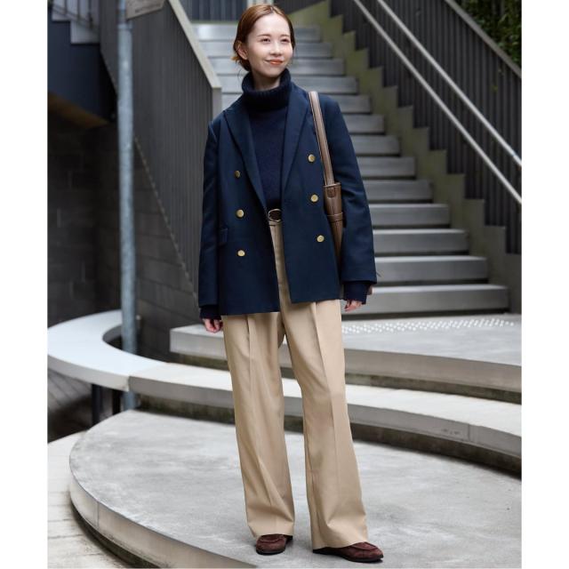 スローブ イエナ（SLOBE IENA）/《セットアップ対応可/WEBのみ4サイズ展開/予約》撥水2タックチノパンツ