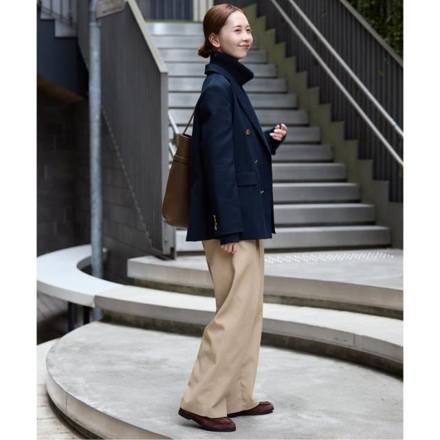 スローブ イエナ（SLOBE IENA）/《セットアップ対応可/WEBのみ4サイズ展開/予約》撥水2タックチノパンツ