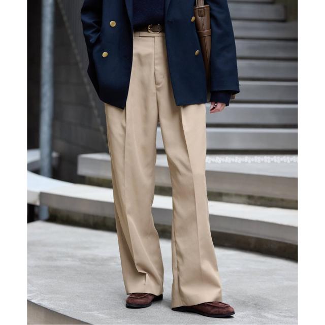 スローブ イエナ（SLOBE IENA）/《セットアップ対応可/WEBのみ4サイズ展開/予約》撥水2タックチノパンツ