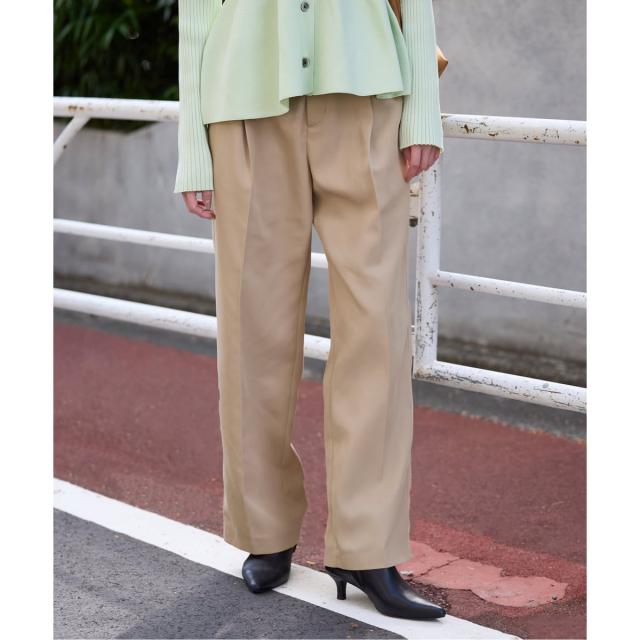 スローブ イエナ（SLOBE IENA）/《セットアップ対応可/WEBのみ4サイズ展開/予約》撥水2タックチノパンツ