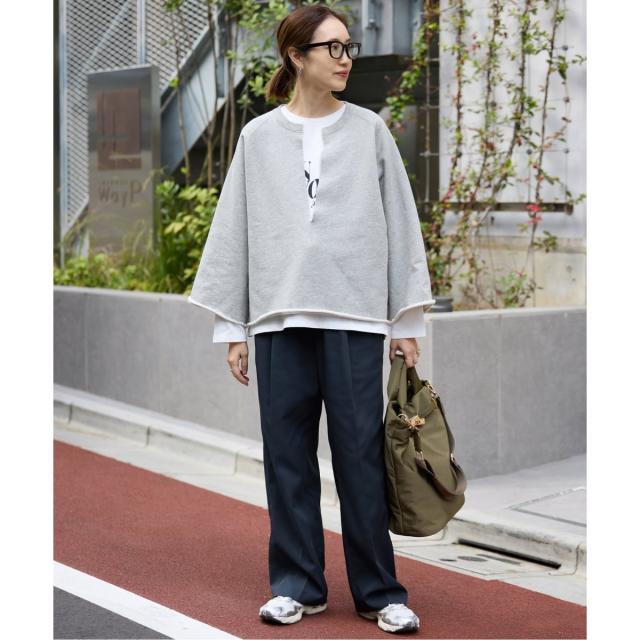 スローブ イエナ（SLOBE IENA）/《予約》裏毛スキッパープルオーバー