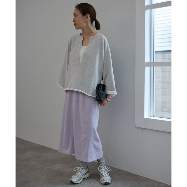 スローブ イエナ（SLOBE IENA）/《予約》裏毛スキッパープルオーバー