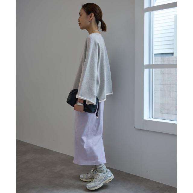 スローブ イエナ（SLOBE IENA）/《予約》裏毛スキッパープルオーバー