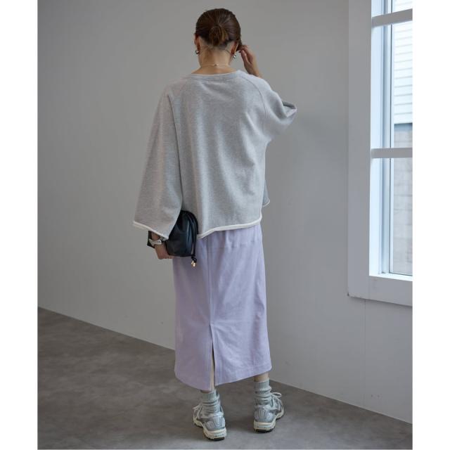 スローブ イエナ（SLOBE IENA）/《予約》裏毛スキッパープルオーバー