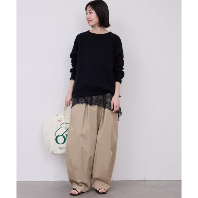 スローブ イエナ（SLOBE IENA）/《追加4予約》レースコンビカットソー