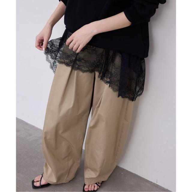 スローブ イエナ（SLOBE IENA）/《追加4予約》レースコンビカットソー