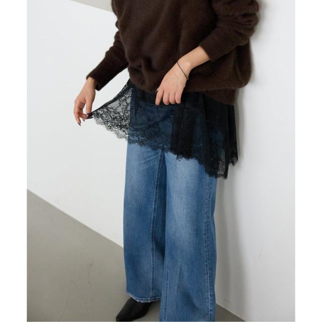 スローブ イエナ（SLOBE IENA）/《追加4予約》レースコンビカットソー