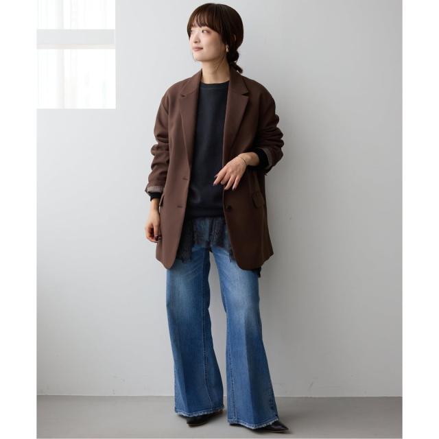 スローブ イエナ（SLOBE IENA）/《追加4予約》レースコンビカットソー