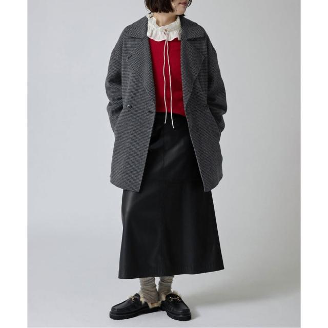 スローブ イエナ（SLOBE IENA）/《追加》souple wool ダブルフェイスミドルコート