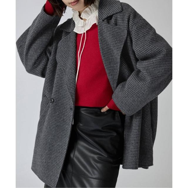 スローブ イエナ（SLOBE IENA）/《追加》souple wool ダブルフェイスミドルコート