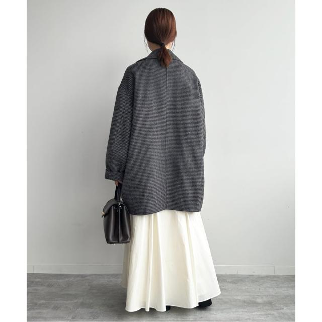 スローブ イエナ（SLOBE IENA）/《追加》souple wool ダブルフェイスミドルコート