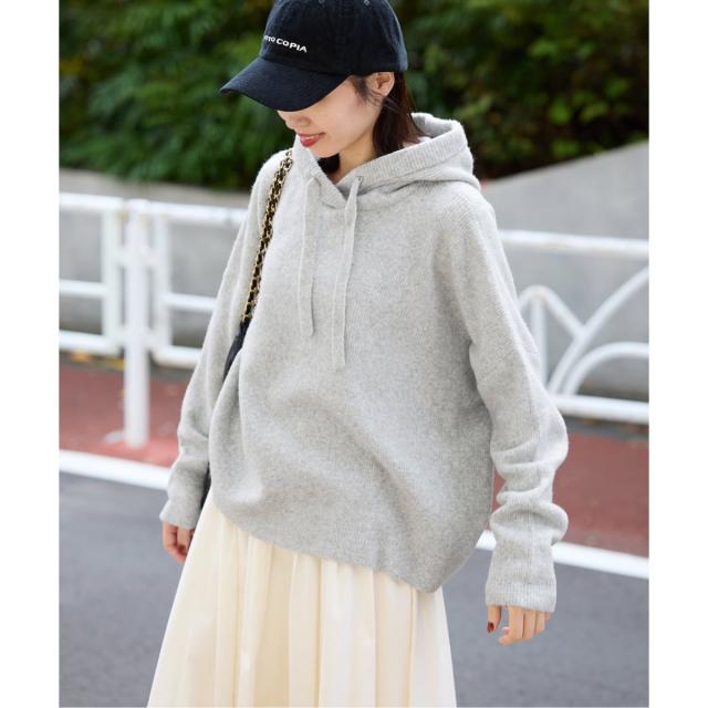 【NEW】スローブ イエナ（SLOBE IENA）/《セットアップ対応可》エアリーワイドシルエットフーディー