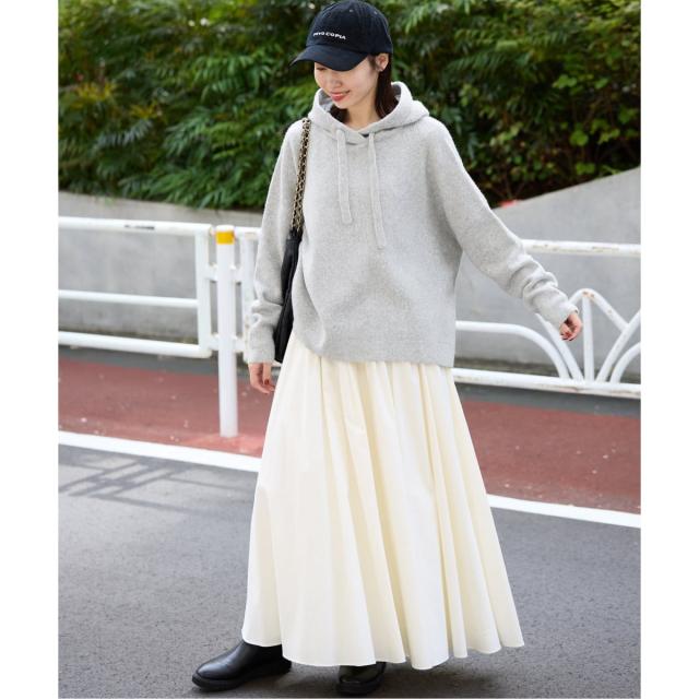 【NEW】スローブ イエナ（SLOBE IENA）/《セットアップ対応可》エアリーワイドシルエットフーディー