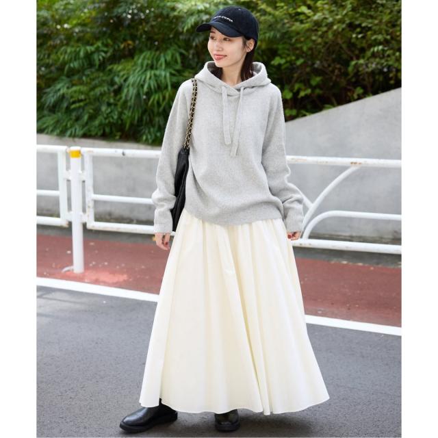 【NEW】スローブ イエナ（SLOBE IENA）/《セットアップ対応可》エアリーワイドシルエットフーディー