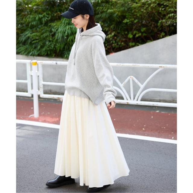 【NEW】スローブ イエナ（SLOBE IENA）/《セットアップ対応可》エアリーワイドシルエットフーディー