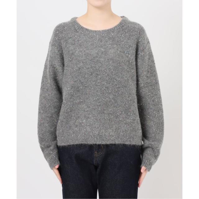 スローブ イエナ（SLOBE IENA）/《WEB限定/追加2予約》スパンコールニット